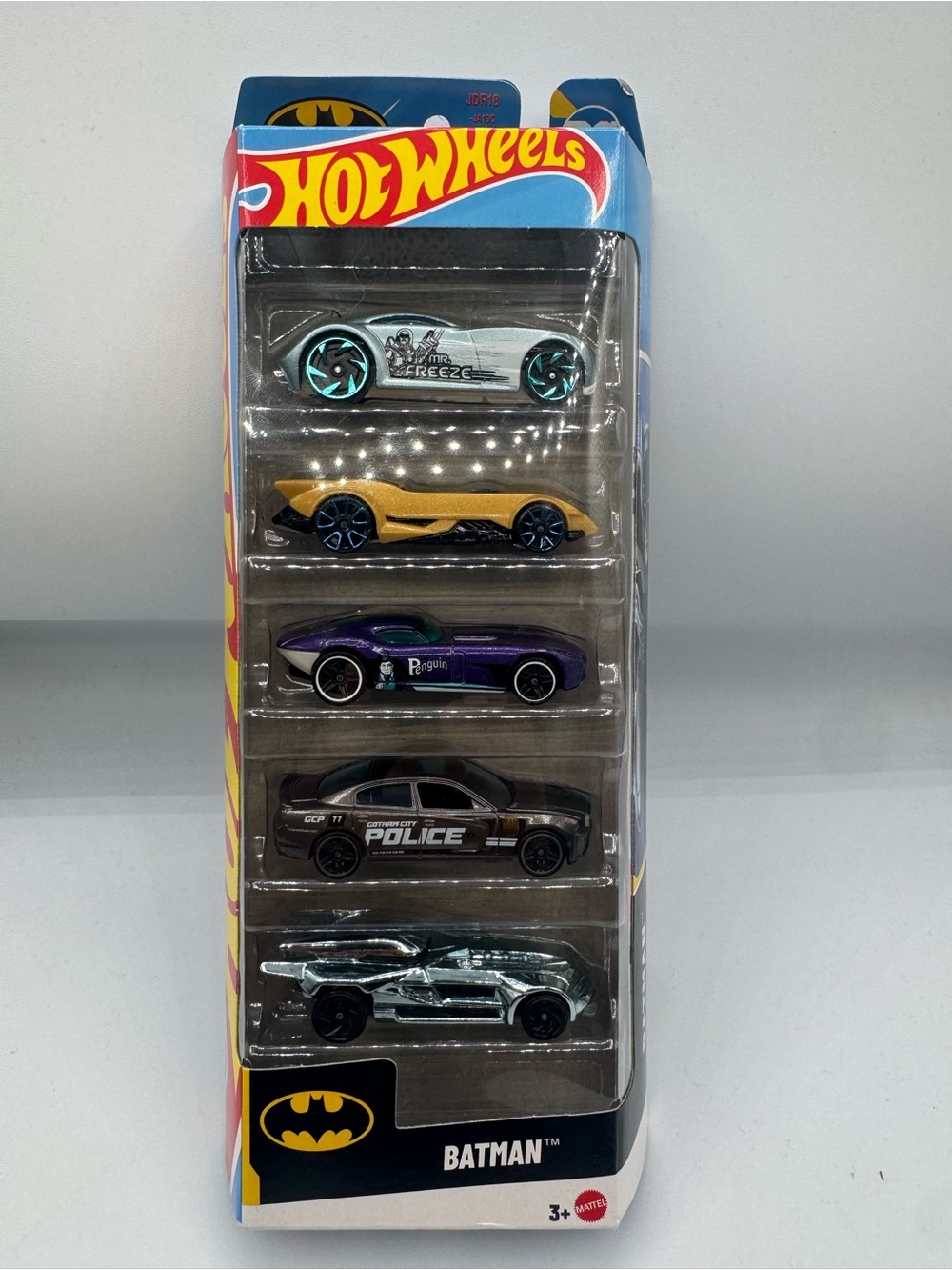Hot Wheels Batman 5-Pack 1:64 Scale Diecast Cars DC Comics Batmobile Set 2024